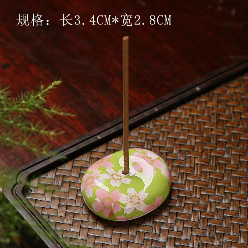 

1 шт. Керамическая подставка для благовоний в японском стиле, сделай сам, для дома, спальни, ароматерапии, декорация