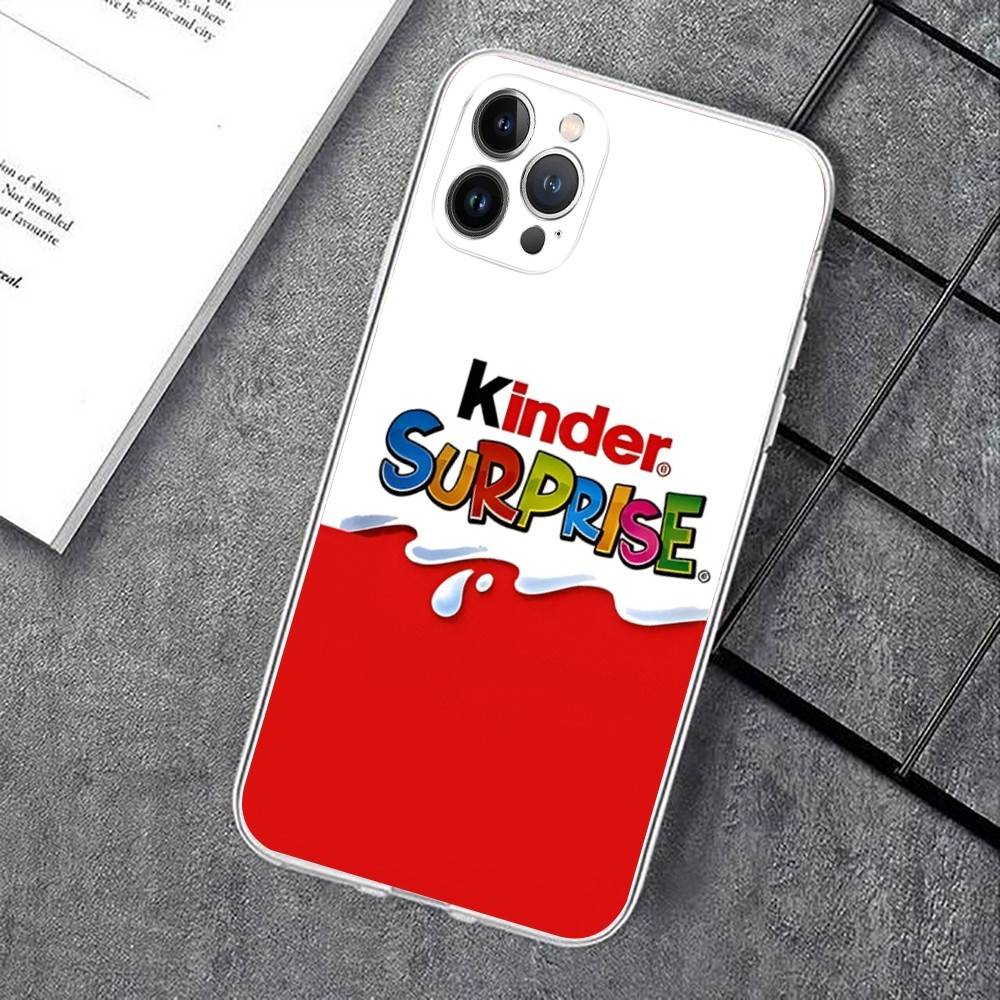 Trolly Egg KINDER JOY Surprise Phone Case For IPhone 17 16 15 14 13 12 11 Pro XS Max Plus Soft Silicone Cover