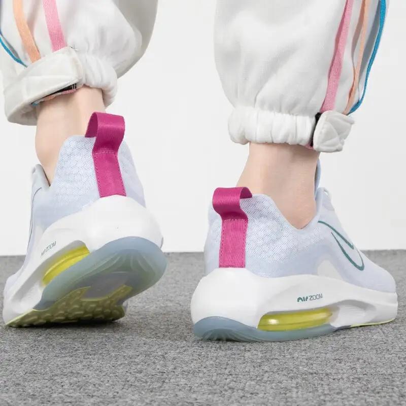 Nike Air Zoom Arcadia 2 GS White Mineral Teal Kids Sneakers Grey Cosmic-Fuchsia Football-Grey DM8491-100