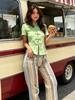 2026 Women's Retro Rainbow Striped Low-Rise Slimming Straight-Leg Jeans