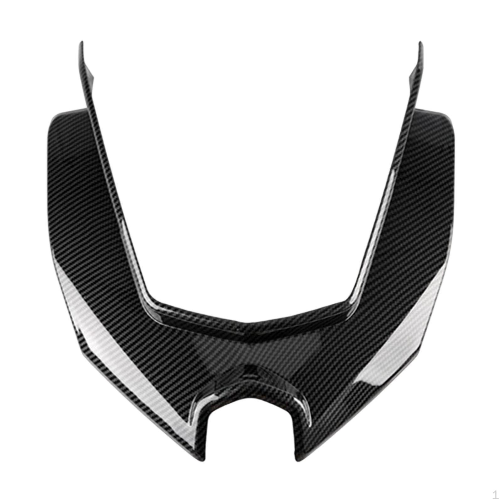 

Headlight Upper Cover Plate Replacement for Nmax 155 V3 Black Motorbike Accessories Fairing Trim