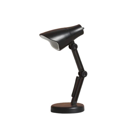 

Портативная складная магнитная мини-светодиодная настольная лампа с защитой для глаз, настольный ночник чёрный