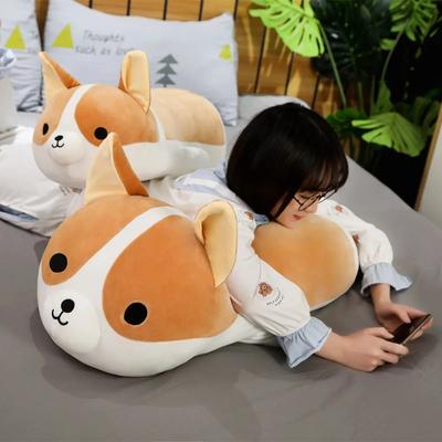40CM Lovely Cat & Japanese Shiba Inu Dog Plush Pillow Large Stuffed Animal Dolls Great Sleeping CUshion Throw Pillow