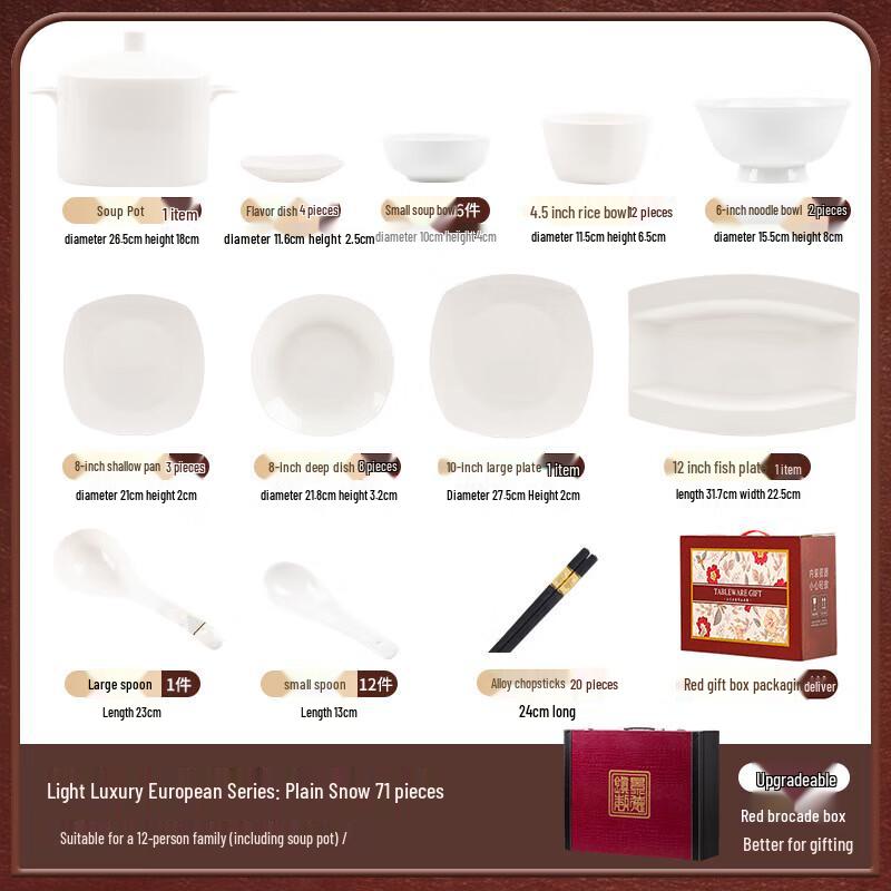 Mode Lanka Minimalist Underglaze Ceramic Dinner Set