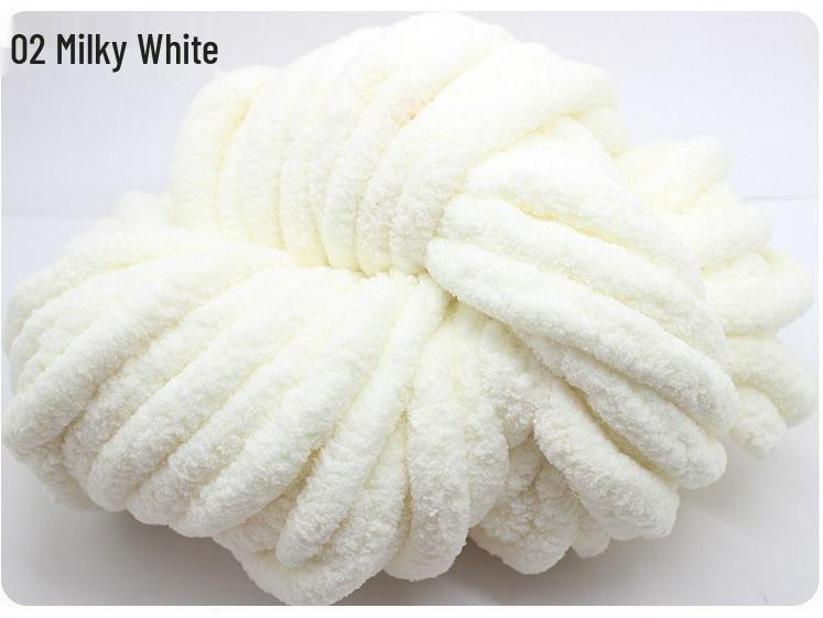 Winter DIY Super Dicke Isländische Wolle Handgewebter Schal & Mütze Garn