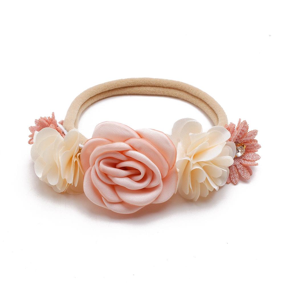 Infant Baby Girls Headbands Flower Children's Hair Bands Elastic Newborn Toddler Headband Hairband Kid Hair Accessories Headwear