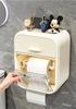 Toilet Paper Holder Wall Mounted Non Perforated Waterproof Tissue Box Storage Rack Paper Drawer Bathroom Accessories