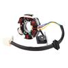 Qiilu Magnetic Stator, 6 Coils 5 Wires Magnetic Stater Coil Fits 50cc 70cc 90cc 110cc 125cc ATV Go Kart