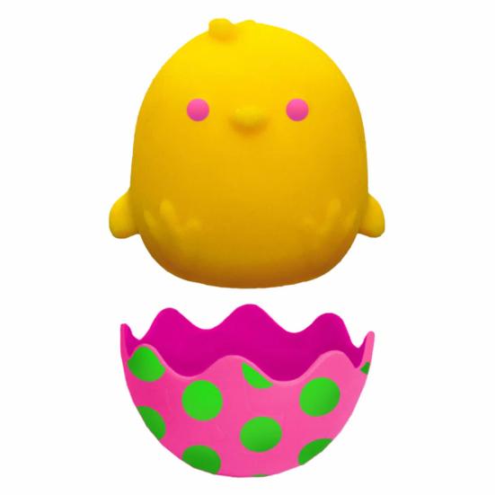 Simulated Chick Squeeze Toy Stress Relief Broken Egg Chicken Sensory Fidget Toy Focus Aid Relaxation Anxiety Relieving Hand Toy