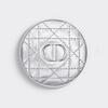 DIOR Cushion Two-piece set: Retro Silver Plaid Air Cushion Shell + Gelatin Long-lasting Soft Mist Matte Air Cushion Core #00.5N 13g