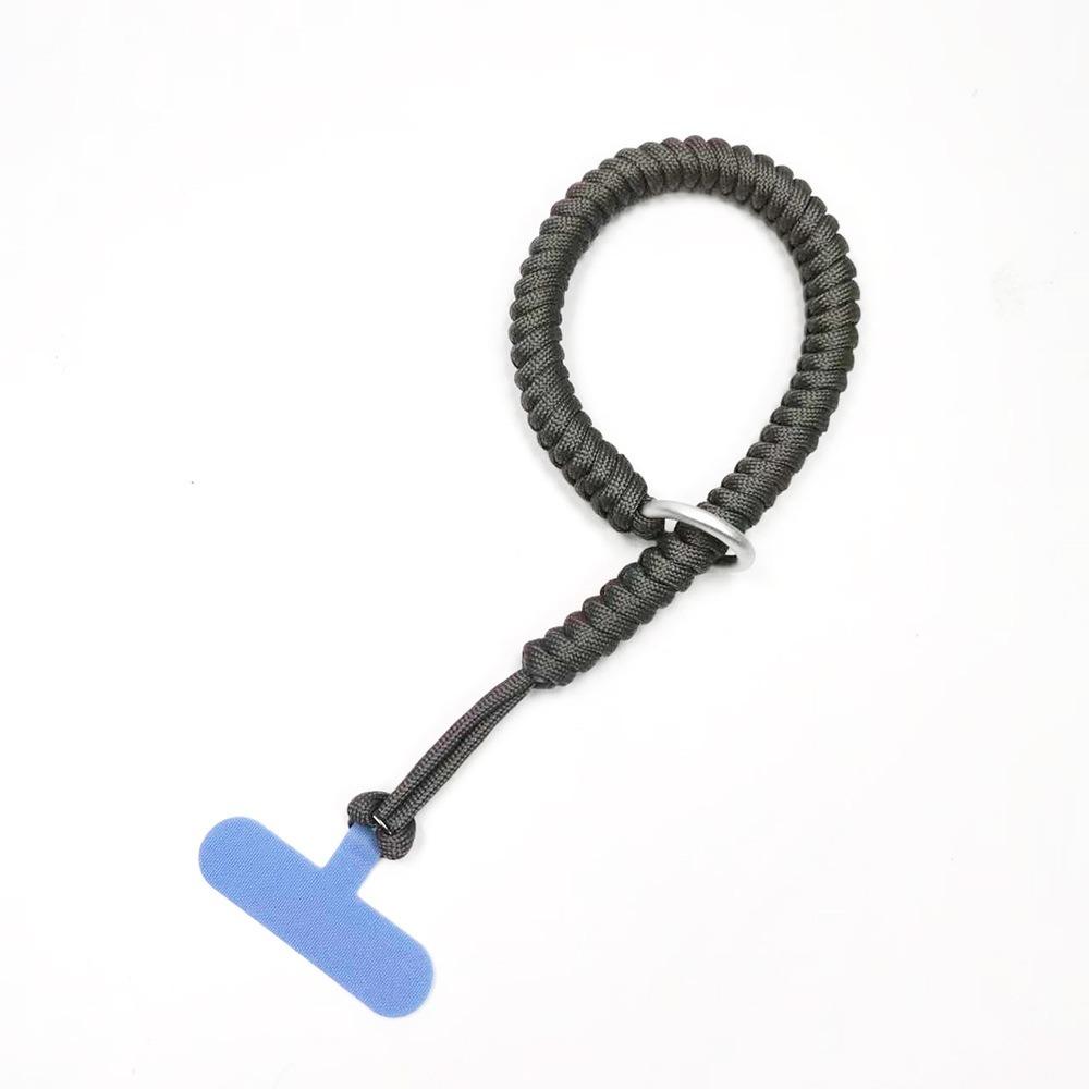 

Anti-lost Mobile Phone Wristband Round Rope Cellphone Lanyard Mobile Phone Strap Accessories сірий