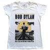 T-shirt Blanc Bob Dylan pour Femme Slow Train