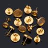 10pcs 2pcs Stainless Steel Round Blank Post Studs Base Pins Earrings Base Settings DIY Jewelry Findings Supplies Bulk Wholesale