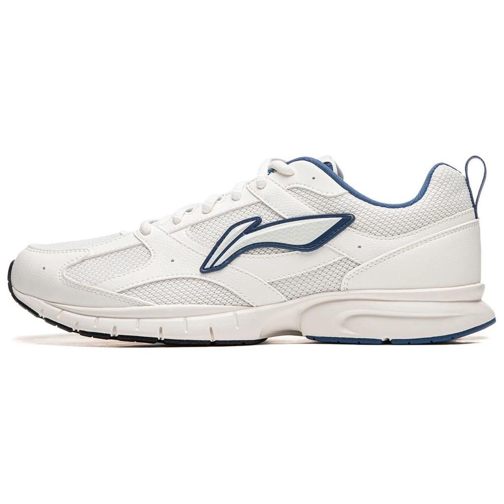 Li Ning Minimalist Trendy Lightweight Rebound Shock Absorption Non-Slip Wear-Resistant Breathable Low-Top Running Shoes Men Sneakers ARSU067-3