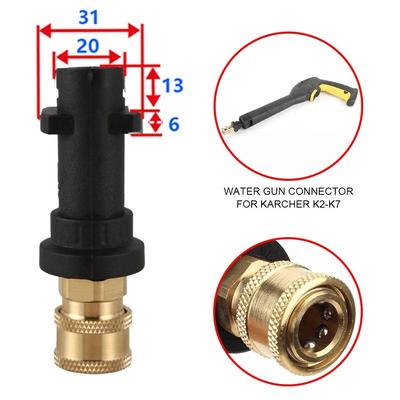 Hochdruckreiniger-Pistole-Adapter nur Ersatz für Karcher K2 K3 K4 K5 K6 K7 Düse 1/4'' Quick Connect Spritzpistole Wasser