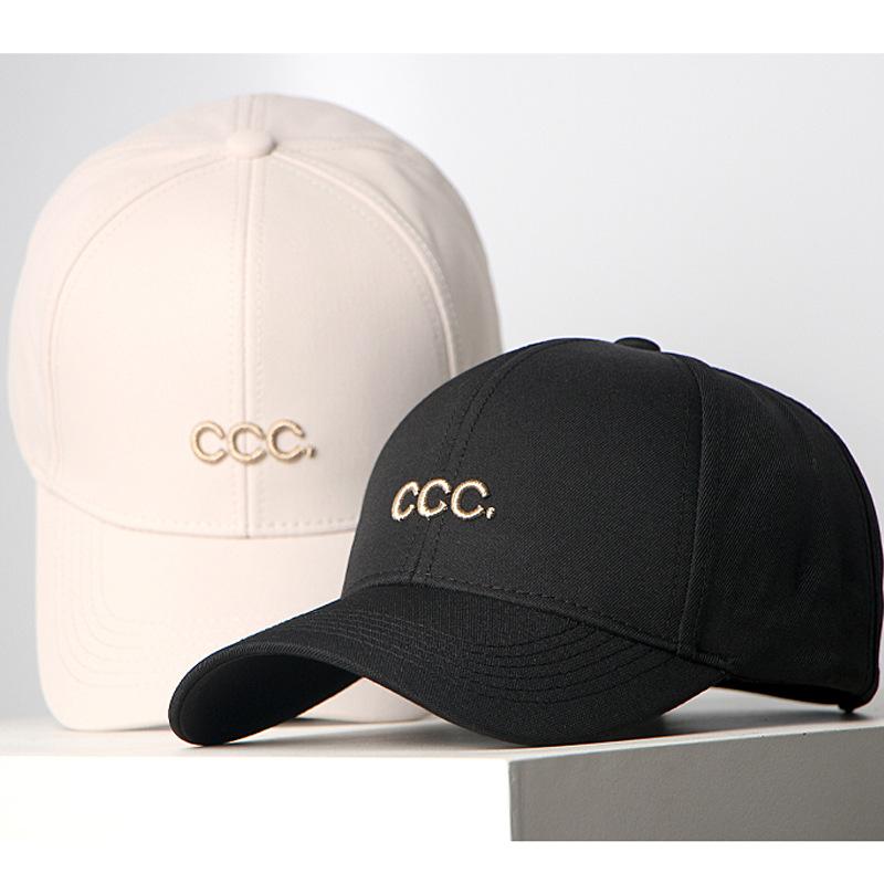 Spring and summer new hard top letter baseball cap children UV protection versatile sunshade cap men's sun protection