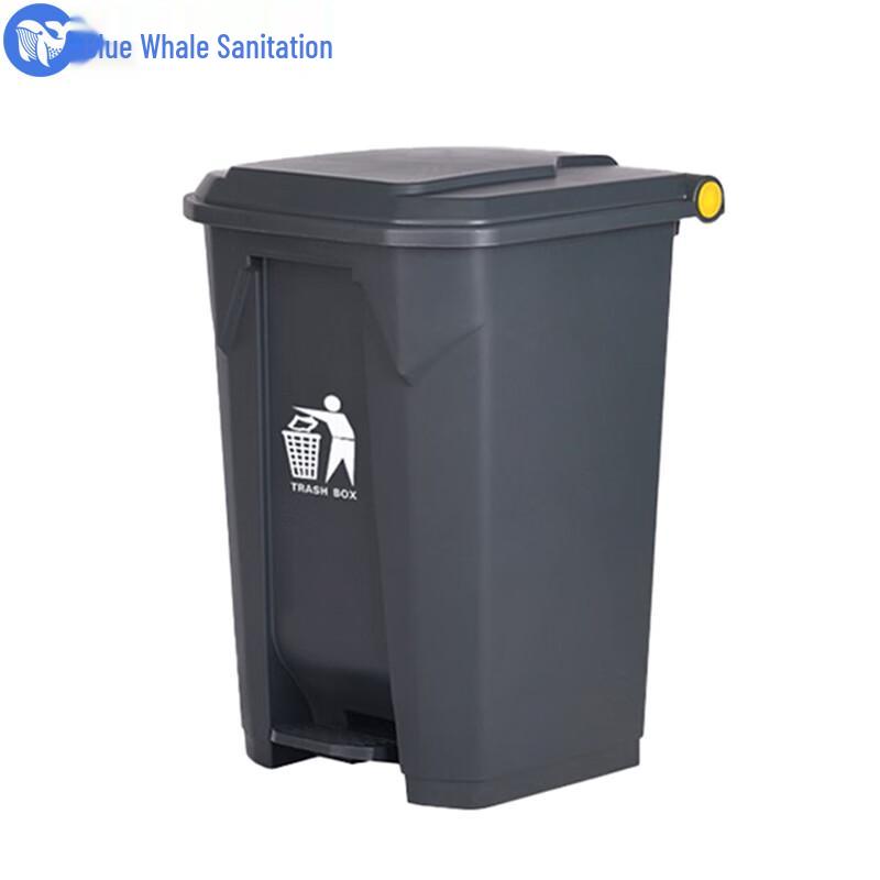 Blue Whale Commercial Foot Pedal Outdoor Trash Bin