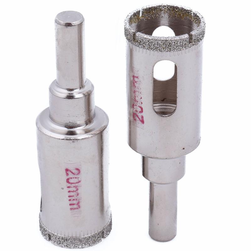4Pcs 13 16 20 25 mm Diamond Hole Saw Granite Drill Bit Coated Masonry Drilling Cutter Tools for Stone Marble Glass Ceramic Tile