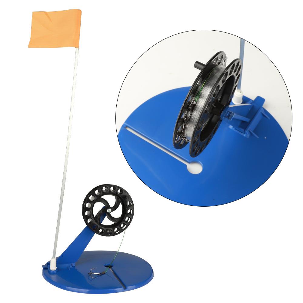 Winter Ice Fishing Pole Bag Set with Automatic Fishing Platform 10pcs Portable Kit for Outdoor Fishing