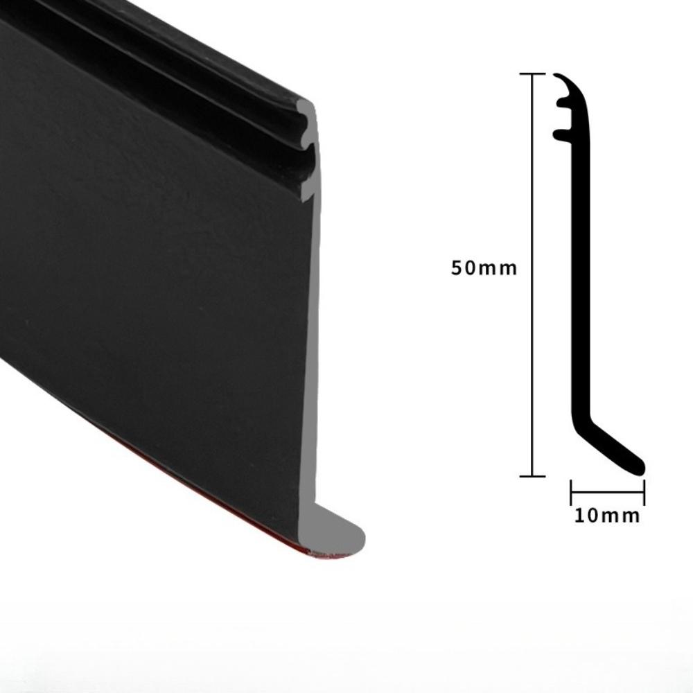 Sliding Window Water Barrier Outdoor Rain Deflector Strip Door Rain Drip Edge Exterior Waterproof Weather Seal Strip