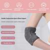 1Pc Elbow Support Gym Sport Elbow Protective Pad Elastic Sleeve Elbow Brace Absorb Sweat Sport Basketball Volleyball Tennis Arm