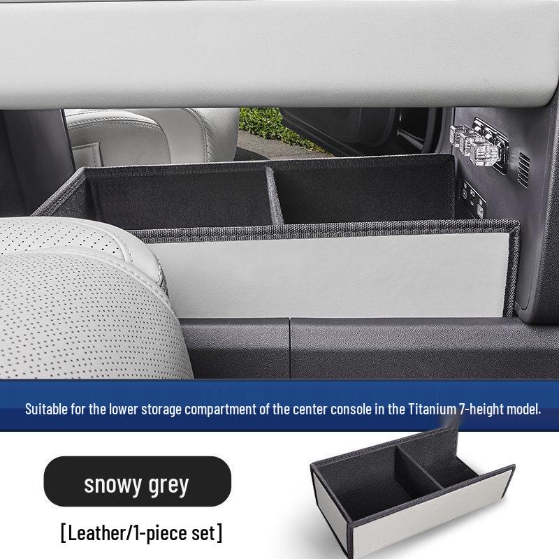 BYD Leopard 7 Silicone Center Console Storage Box with Privacy Partition BYD Leopard 7