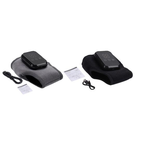 1/2Pcs Electric Foot Massager with Smart Timer Achilles Tendonitis Pain Relief Ankle Heating Pad Wrap Cordless Heated Vibrating Feet Ankle Brace