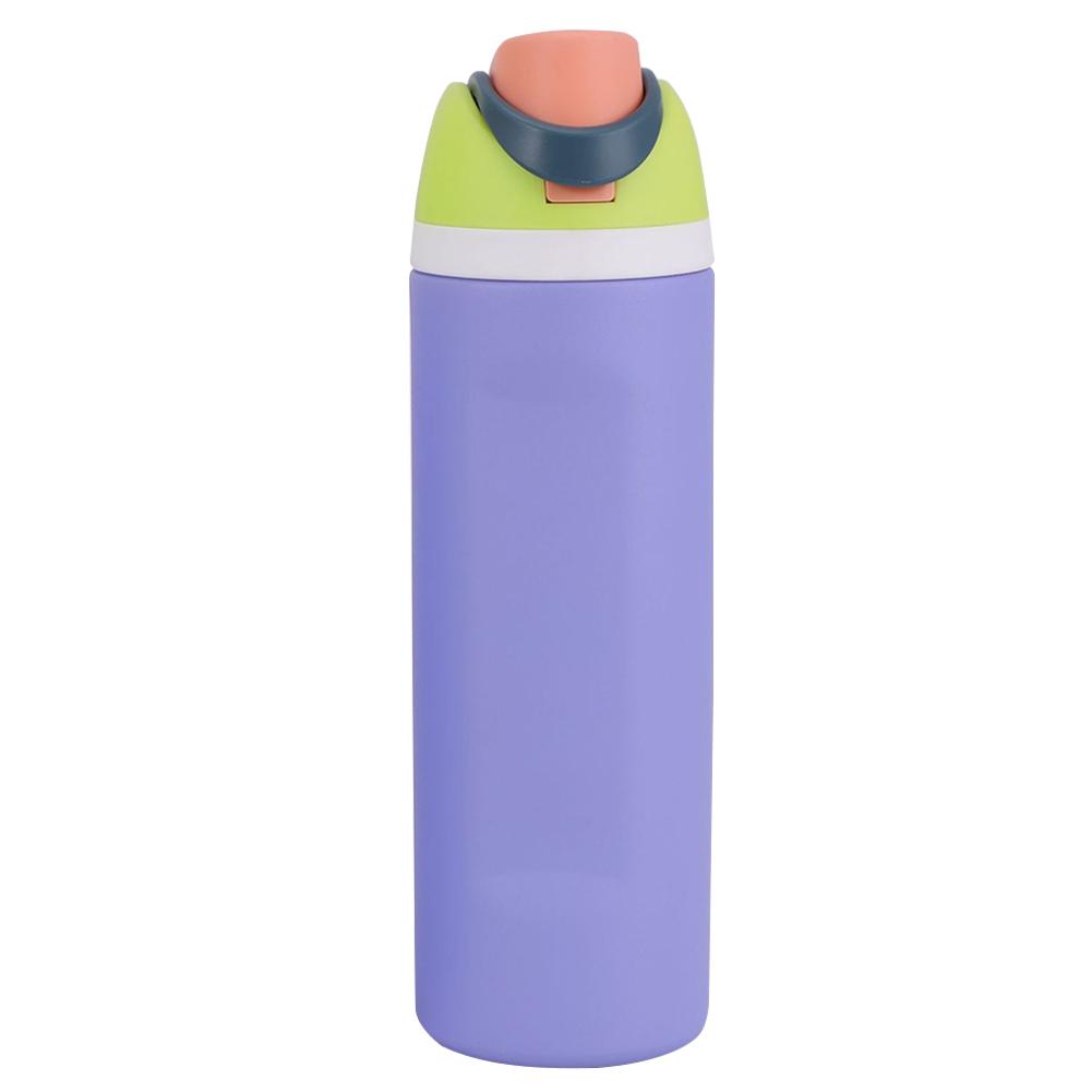 New Thermos Cup 24oz 32oz Insulated Cup Stainless Steel Space Kettle Water Bottle with Straw Vacuum Flasks for Car Outdoor Sport