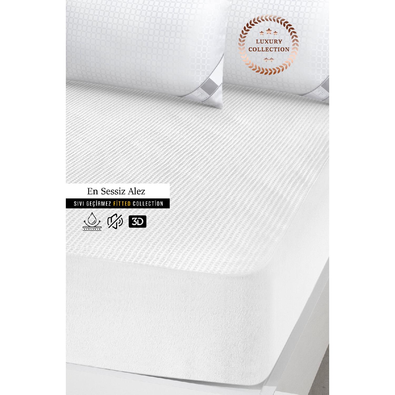 

Premium Liquid Waterproof Fitted Full Edge Baby Kids Mattress Protector Mattress Protector 70 x 140 серый