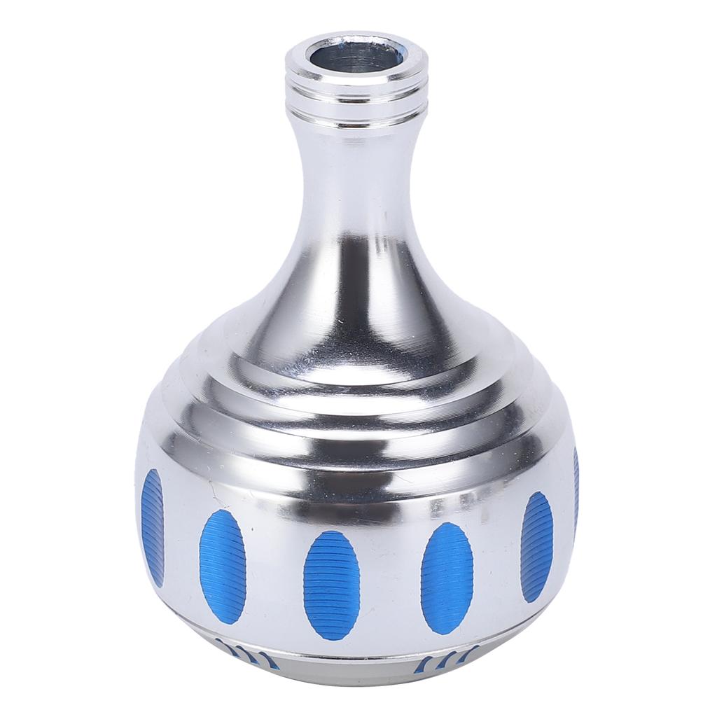 Fishing Reels Aluminum Alloy Holding Pill Lightweight Reel Handle Knob Fishing AccessorySilver Blue