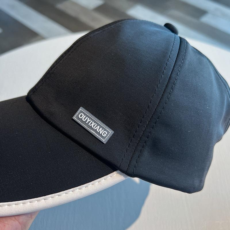 Empty top can tie ponytail baseball cap women's spring summer sun protection peaked cap outdoor sports UV protection sun hat