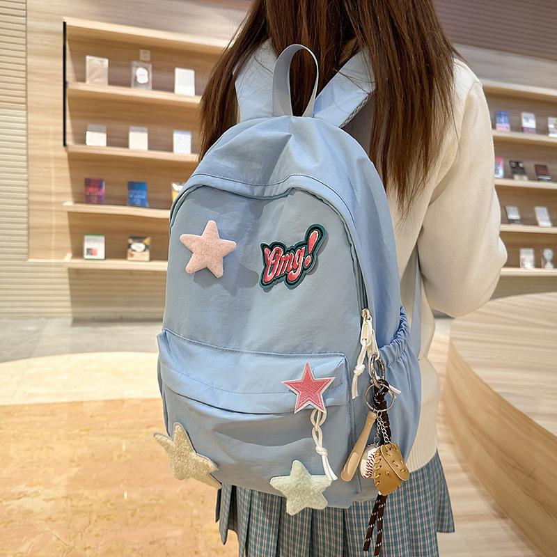 Women's Backpack Cartoon Star Backpack Student Schoolbag