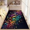 Music Energy Colors Artistic Flow Carpet Yoga Living Room Room Decor Children's Crawling Mat Doormat Area Rug Games Mat