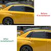 For Subaru Impreza WRX STI 2011-2014 Carbon Fiber Quarter Window Louver Cover Car Rear Triangle Window Cover Accessoires