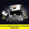 Exterior Gate Lock Stainless Steel Copper Lock Left Open With Security Prevent Theft Gate Lock Exterior Gate Lock For Doors