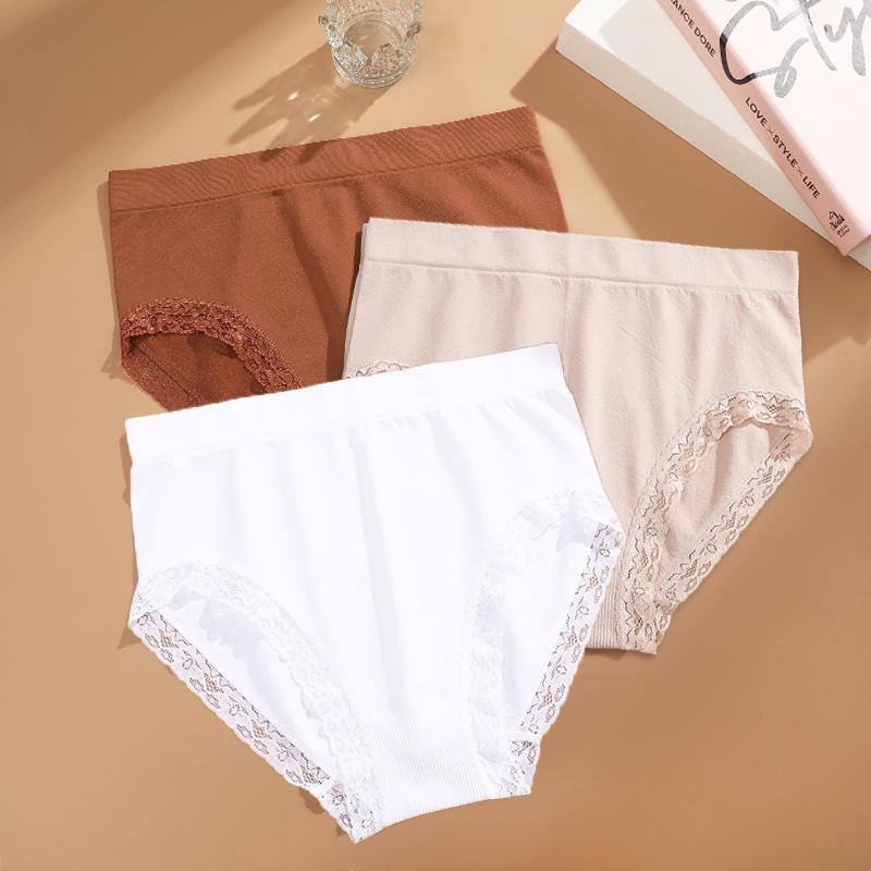 

3 шт./Компл. Утягивающее белье с высокой талией, кружевные трусики, бесшовный корректор ягодиц, женское белье Maillard, сексуальное, контролирующее живот, формирующее живот, женское XXL&3pcs