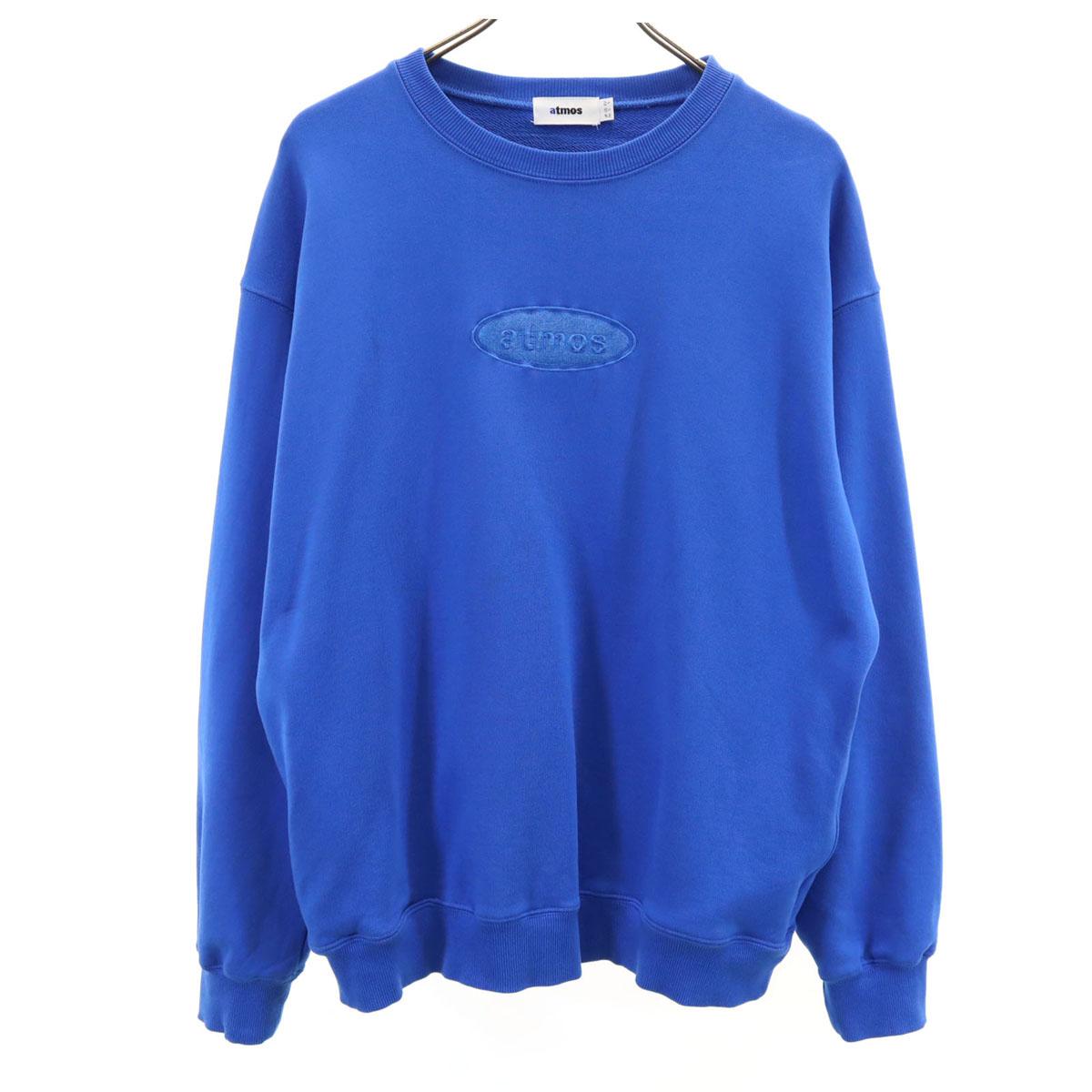 

atmos Long sleeve sweat trainer M Blue Men s Used
