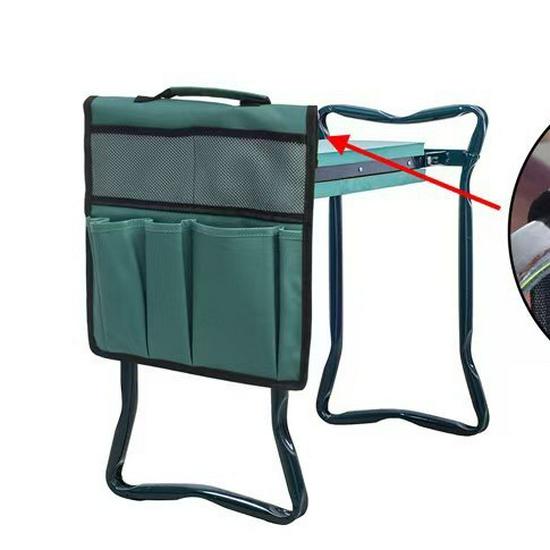 Portable Waterproof Gardening Tool Bag with Garden Kneeler Holder