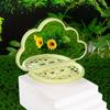 Multifunctional Clouds Shape Bird Mirror Save Space Sturdy Bird Perch Stand with Feeding Box Parrots Feeders Rest Platform