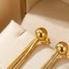 Light Luxury Tassel Pendant Earrings Elegant Drooping Earring Charm Metal Earrings  Special Events
