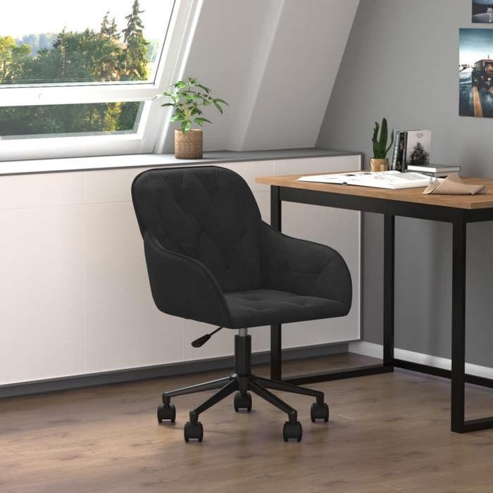 VidaXL Chaise Pivotante de Bureau Chaise d'Ordinateur Fauteuil Pivotant de Bureau Siège de Bureau Meuble de Bureau Intérieur 344873