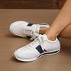 Lightweight Fashion Sneakers for Women 2025 Spring Comfort Lace Up Casual Shoes Woman Breathable Mixed Color Sneakers
