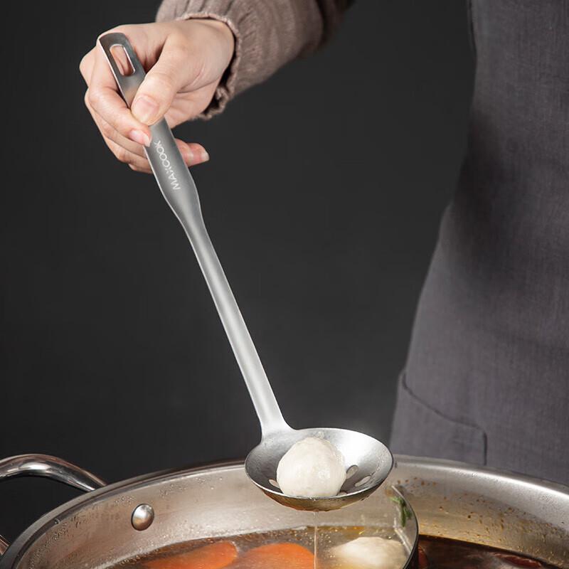 Stainless Steel Hot Pot Ladle & Skimmer Set