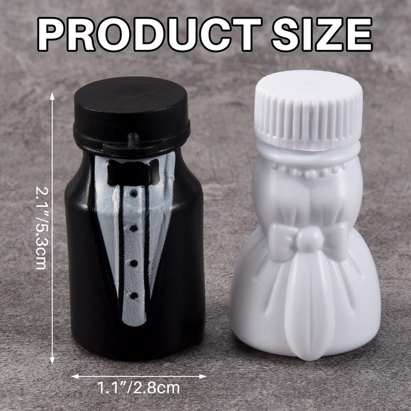 Wedding Party Bride And Groom Bubble Bottle 1 Sets (24Pcs)