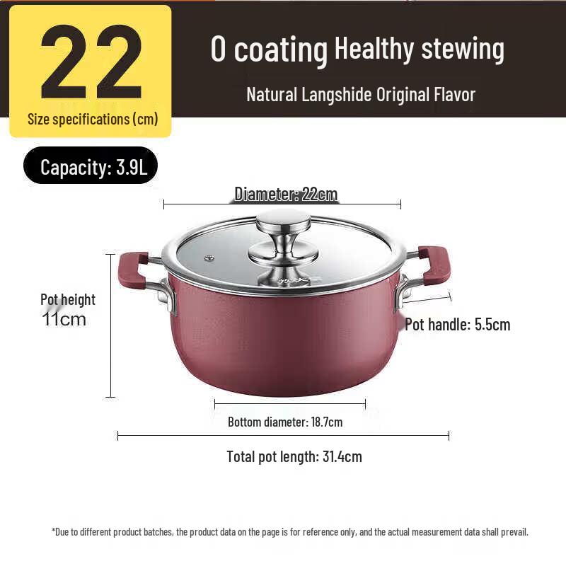 Chudah Huang 22cm Imported Enamel Multi-purpose Pot