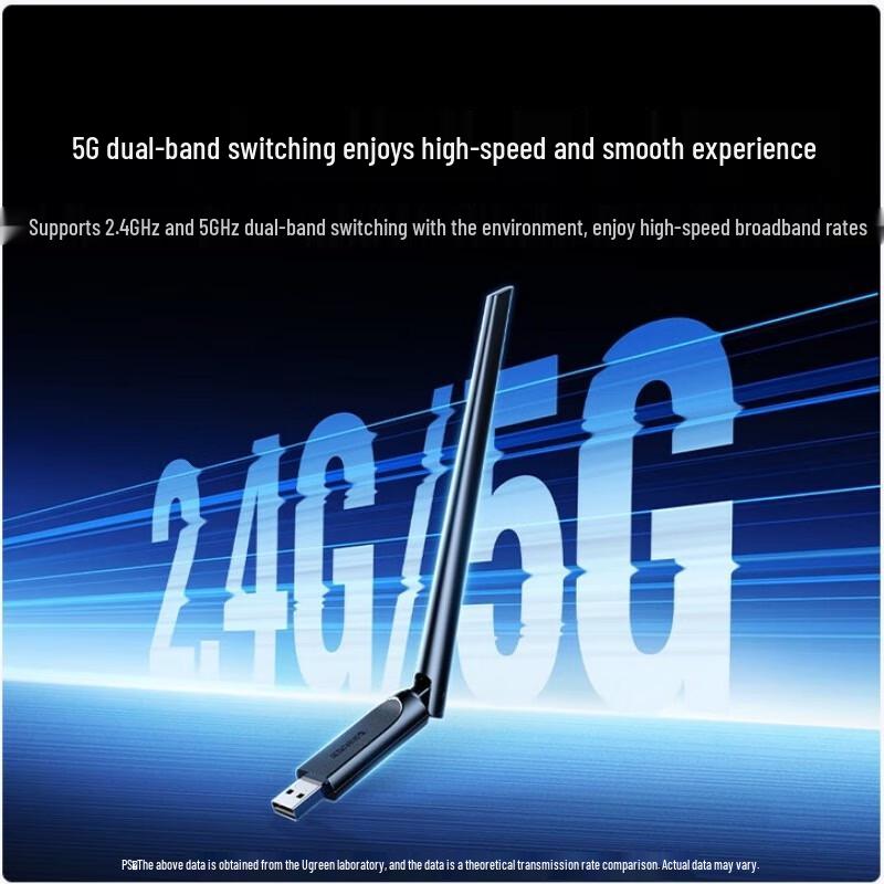 Ugreen USB WiFi 6 Dual-Band Adapter (CN Version)