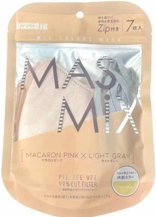 

из MASMiX Macaron розовый x светло-серый 7 шт. [Набор 3]