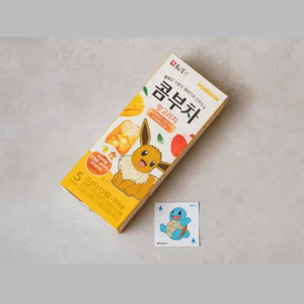 Damteo Pokémon Kombucha (low calori tea) Mango Rich 25g (5g*5-Stick)