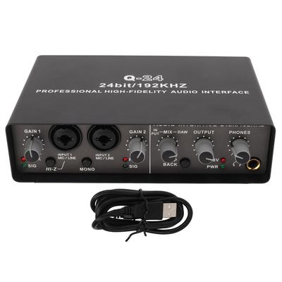 USB Live Sound Card Digital Mixing Live Computer Recording USB External Sound Card for Live Stream