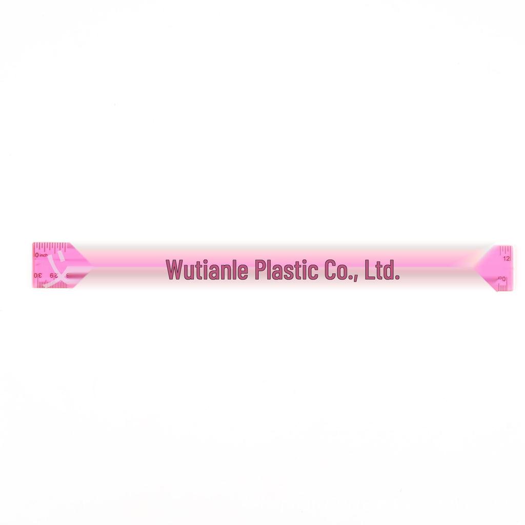 30cm Colored Plastic Ruler for Art and School Use